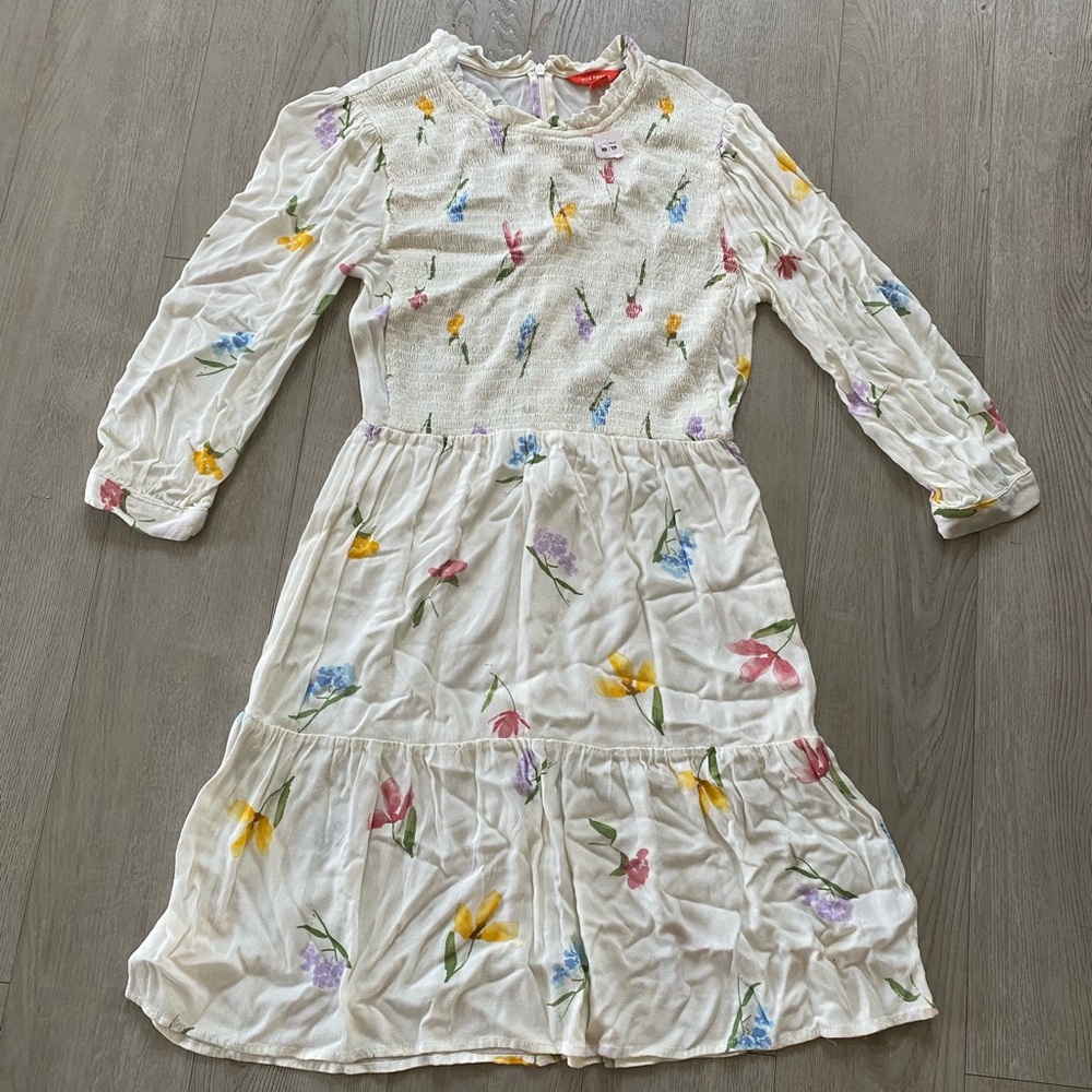 Joe Fresh White Ruffled Tiered Sundress NWT